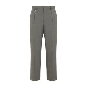 Prada Straight-Leg Cotton Trousers With Tailored Fit - NWT